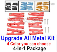 UDI RC 1603 Parts-Upgrade All Metal Kit.4-In-1 Package.Total 4 Color you can choose.UDI 1603 1/16 Rally Car Accessories..